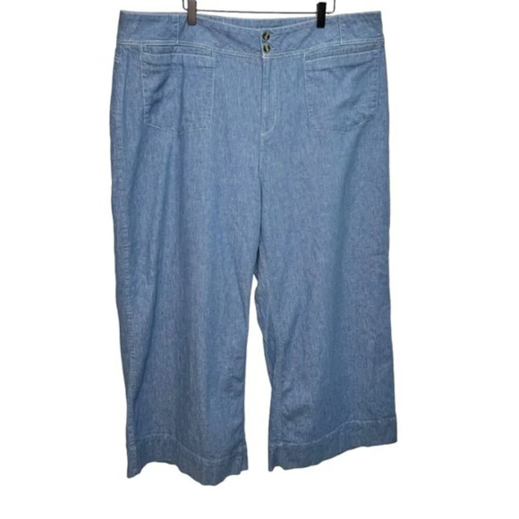 Anthrologie Pilcro High-Rise Wide-Leg Trouser Jeans Size 22W - Picture 4 of 15